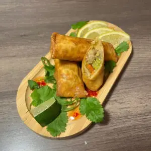 Frühlingsrollen - Frühlingsrollen mit Poulet